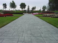 混凝土壓花地坪 混凝土壓花地坪